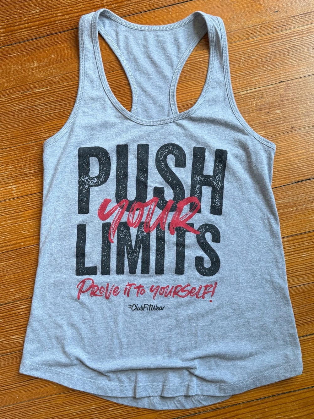 Push Your Limits Graphic Activewear Tank